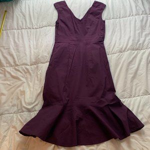 🎀 eShakti Stretch Poplin Pinup Retro Cocktail Dress – Size 4 – EUC – Rockabilly
